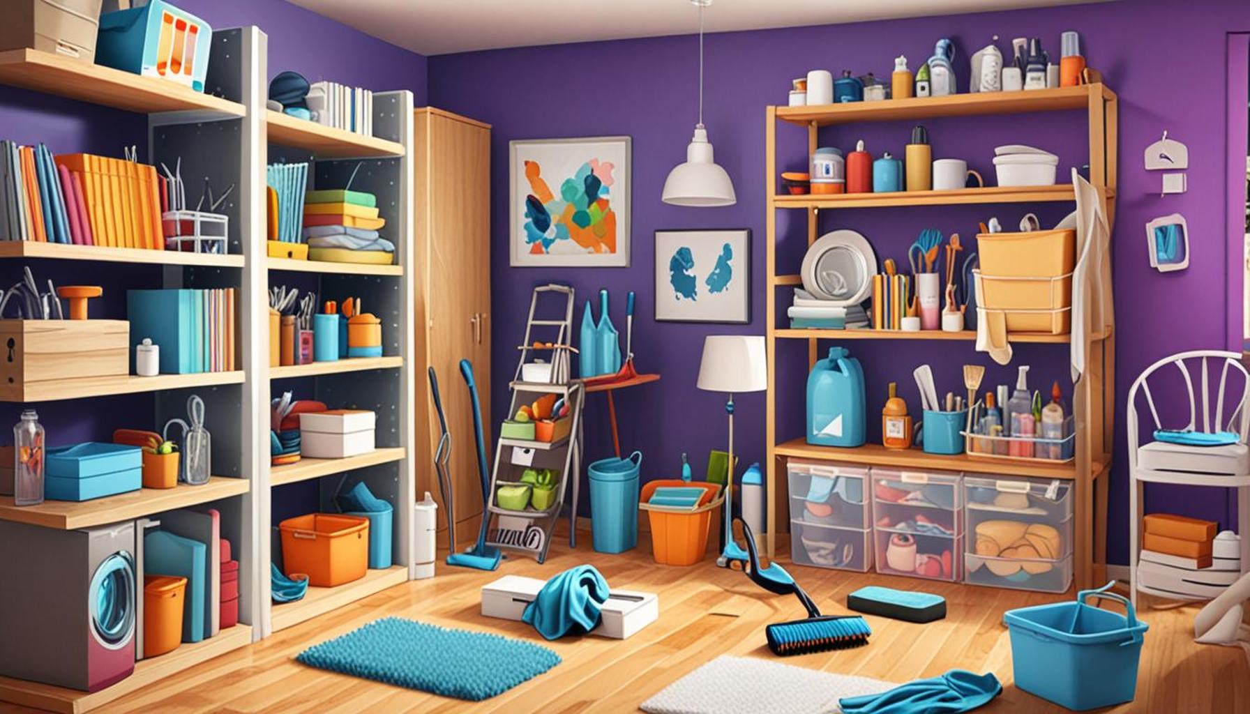 Utilizing Storage Solutions: Maximizing Space for Streamlined Cleaning
