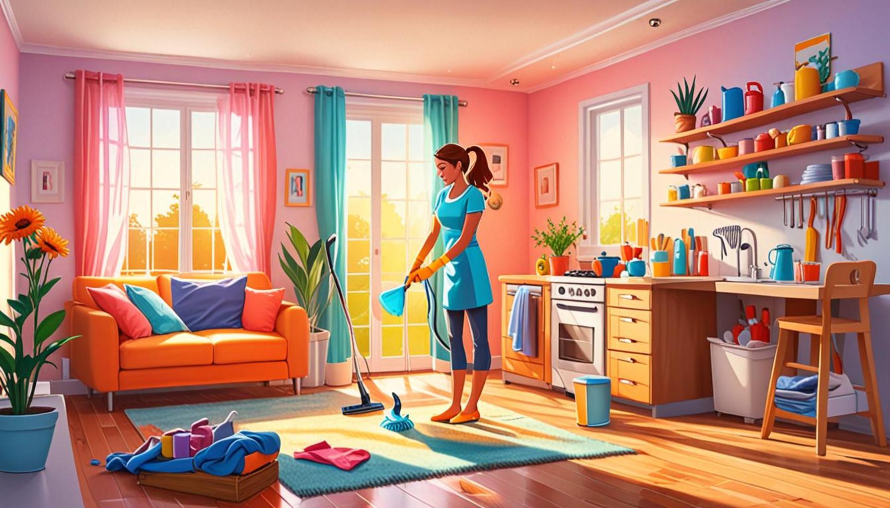 The role of the morning routine in the efficiency of house cleaning and maintenance