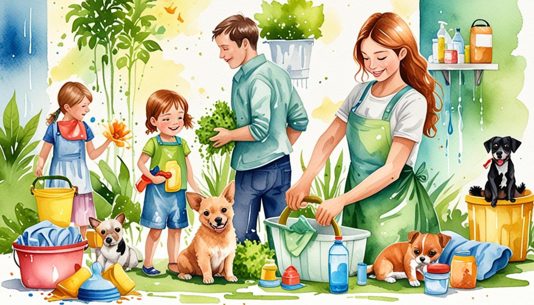 How to Incorporate Eco-Friendly Cleaning Practices in Homes with Children and Pets