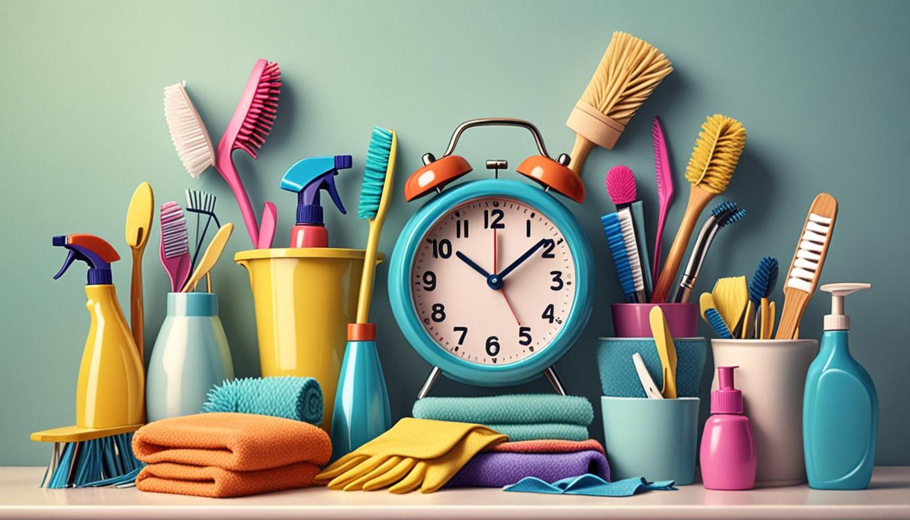The importance of establishing weekly cleaning routines for time management