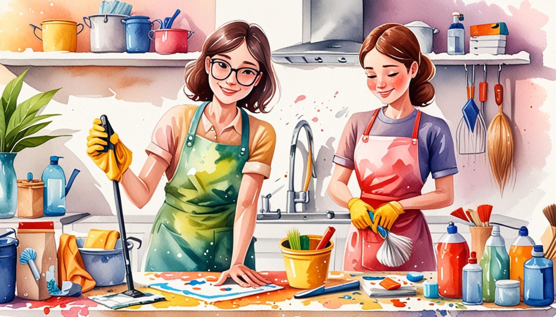 How to Delegate Cleaning Tasks to All Family Members and Optimize Time